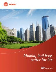 Making buildings better for life - Trane