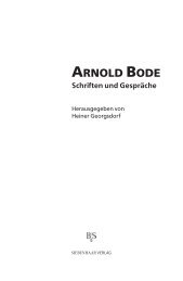 ARNOLD BODE