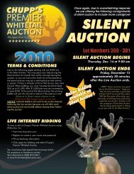 Silent Auction Catalog - Whitetail Deer Farmer