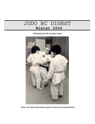 JUDO BC DIGEST