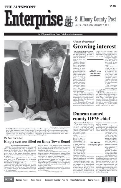 Front page and beyond 1-5-12.indd - The Altamont Enterprise