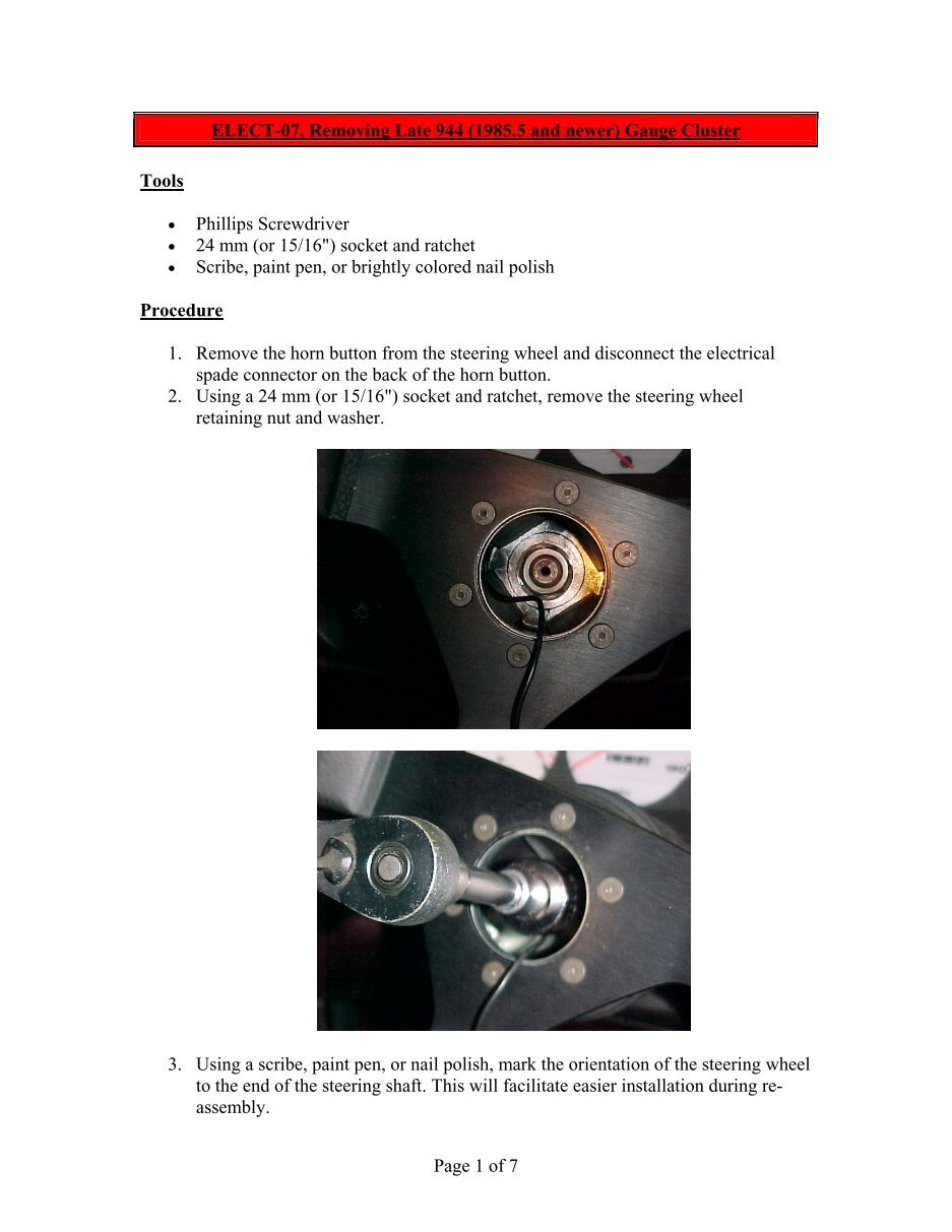 clarks garage 944 timing belt