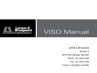 VISO Manual - Larsen & Brusgaard