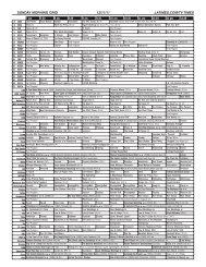 SUNDAY MORNING GRID 12/11/11 LATIMES.COM/TV TIMES