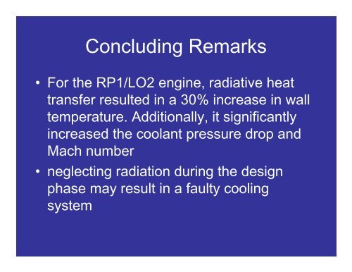 Modeling of Radiation Heat Transfer in Liquid Rocket Engines