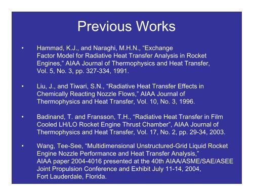 Modeling of Radiation Heat Transfer in Liquid Rocket Engines