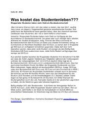 Hochschul Sozialwerk Wuppertal Information For Foreign Students