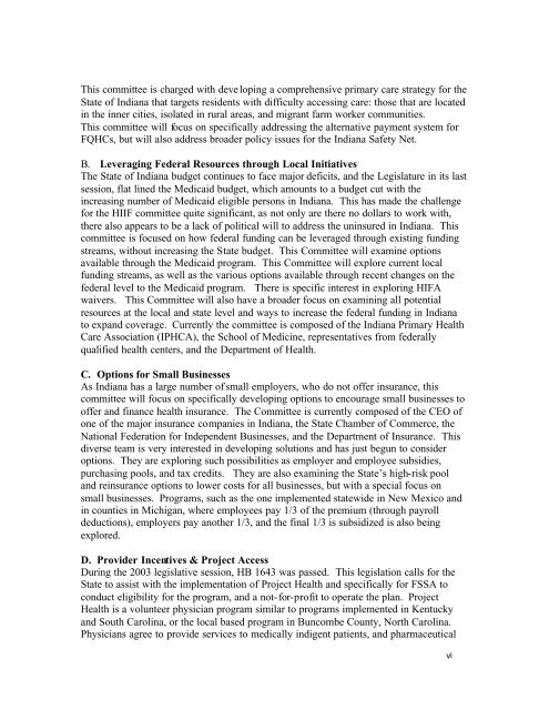 2003 findings with survey instrument - Shadac