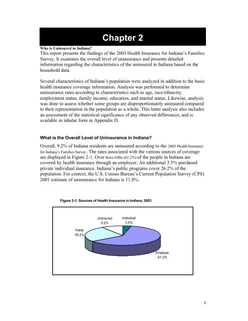 2003 findings with survey instrument - Shadac