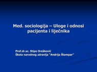 LijeÄnik - pacijent - Å kola narodnog zdravlja 