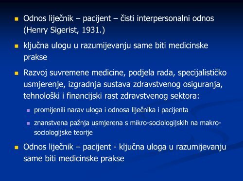 LijeÄnik - pacijent - Å kola narodnog zdravlja "Andrija Å tampar"