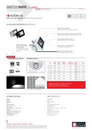 SWITCH MADE DATA SHEETS KOOKI 10