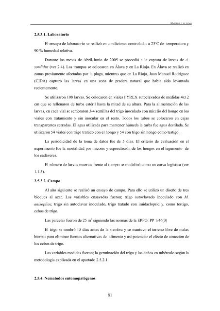 BiologÃ­a del gusano de alambre (Agriotes spp.) - Nasdap.ejgv ...