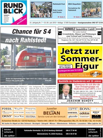 Chance für S 4 nach Rahlstedt