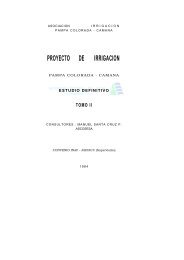 PROYECTO DE IRRIGACION - Biblioteca de la ANA.