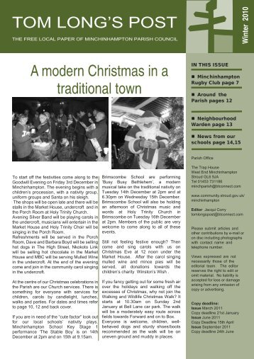 TOM LONG'S POST A modern Christmas in a - Stroud District ...