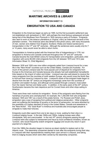 Emigration-Emigration to USA and Canada no13.pdf - National ...