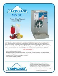 Carpigiani - MS 501 - Italiangelato.com.au