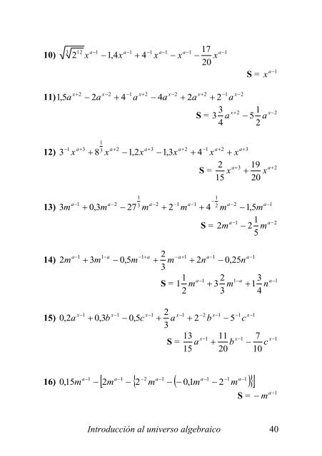 Interaprendizaje HolÃ­stico de Ãlgebra y ... - Repositorio UTN