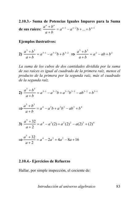 Interaprendizaje HolÃ­stico de Ãlgebra y ... - Repositorio UTN