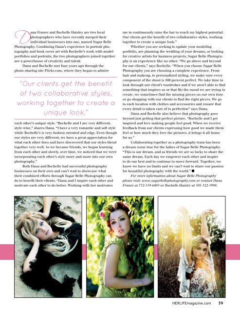 Virginia Lang - HERLIFE Magazine