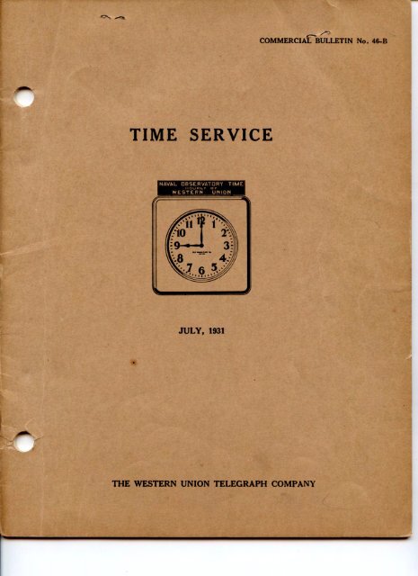 TIME SERVICE - Ken's Clock Clinic