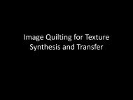 Image Quilting for Texture Synthesis and Transfer