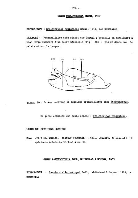 rÃ©vision systÃ©matique des clupeidae d'eau douce de l'ouest et du ...