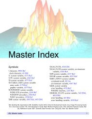 IDL 6.1 Master Index