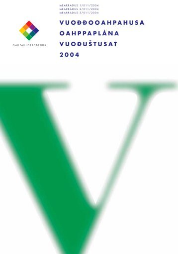 vuoÃ°Ã°ooahpahusa oahppaplÃ¡na vuoÃ°Ã°oÃ¡Å¡Å¡it 2004