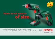of size. - Bosch