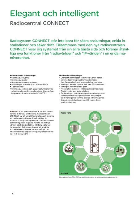 Radiosystemet Connect - Schneider Electric