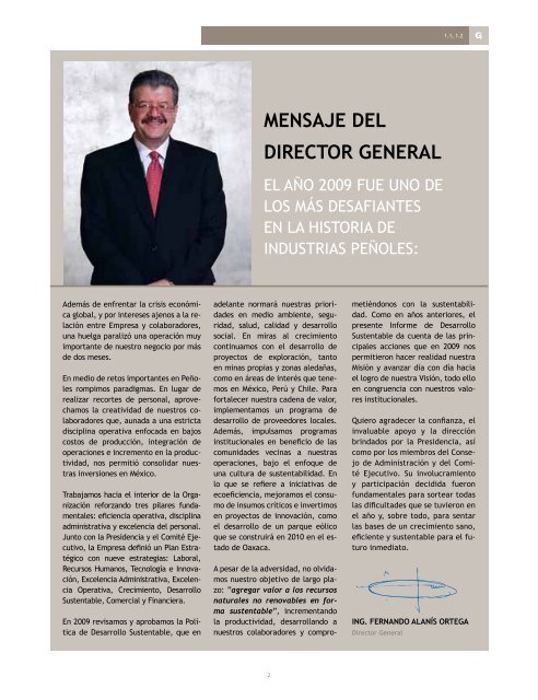 EN OPORTUNIDADES - Relacion con Inversionistas - Peñoles