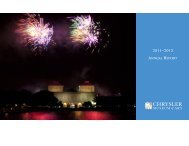 AnnuAl RepoRt - Chrysler Museum of Art