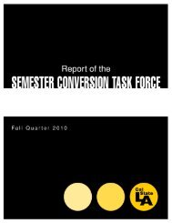 Report of the Semester Conversion Task Force - California State ...