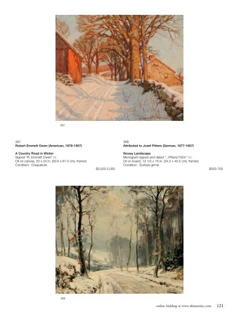 American & European Works of Art Fine Paintings ... - Skinner