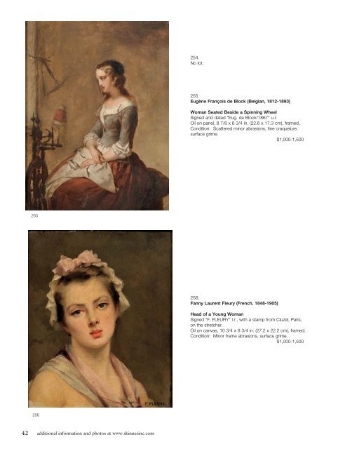 American & European Works of Art Fine Paintings ... - Skinner