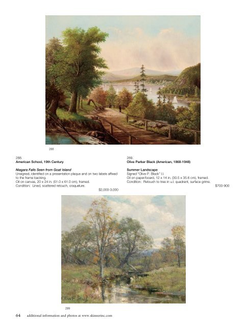 American & European Works of Art Fine Paintings ... - Skinner