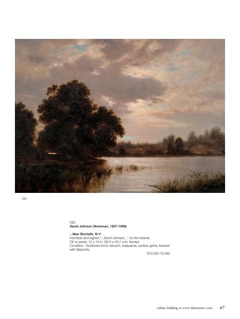 American & European Works of Art Fine Paintings ... - Skinner