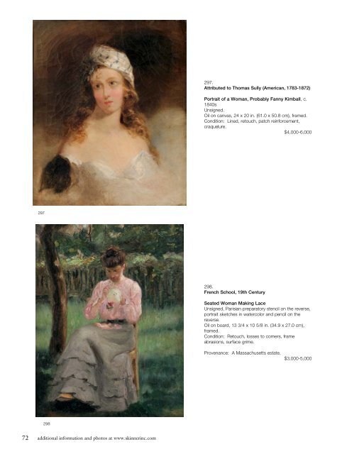 American & European Works of Art Fine Paintings ... - Skinner