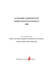 standard conditions of nominated sub-contract 2008 - Building ...