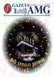 Gazeta AMG styczeń 2013 - Gdański Uniwersytet Medyczny