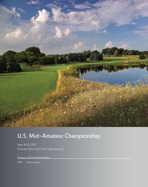 ChAmpionShipS mediA GUide - USGA