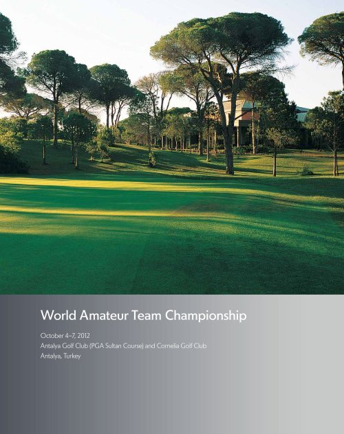 ChAmpionShipS mediA GUide - USGA