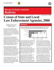 Census of State and Local Law Enforcement Agencies, 2000