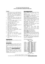 lpc-h2124 header board for lpc2124 arm microcontroller - Olimex