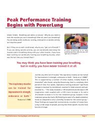PowerLung Training Exercises - ActiveForever