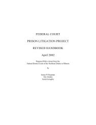 Federal Court Prison Litigation Project Revised Handbook