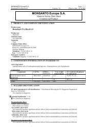 Roundup Pro Biactive MSDS