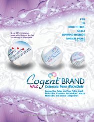 Cogent HPLC Columns Catalog - Hplc.eu